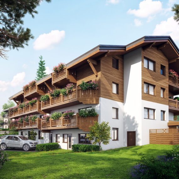 Alpenhaus Visualisierung