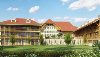 Wohngebäude und Landhaus Visualisierung