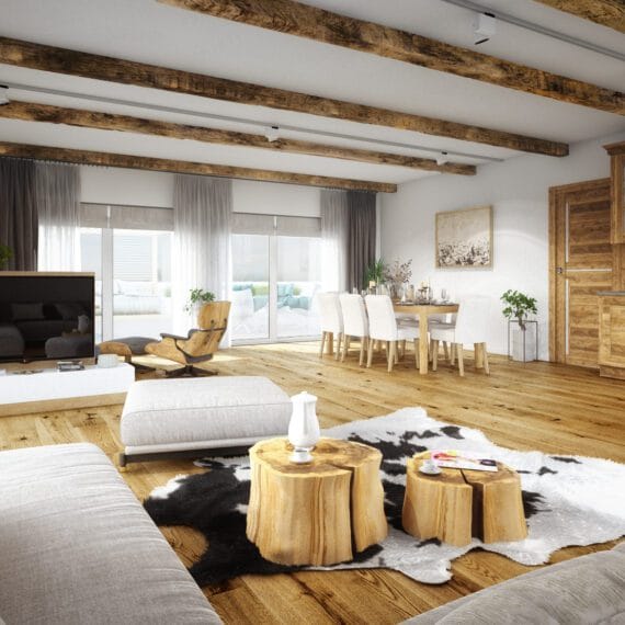 Innenraum einer Wohnung visualisierung Astenhof