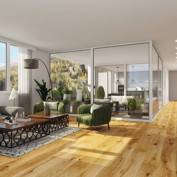 3D Visualisierung Wohnzimmer