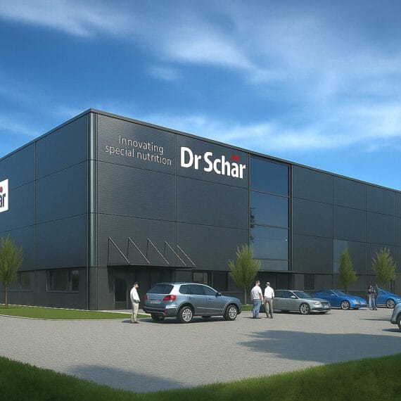 Gewerbeimmobilien Visualisierungen: Moderne Lagerhallen- und Firmengelände Visualisierung von Dr. Schär in Klagenfurt.